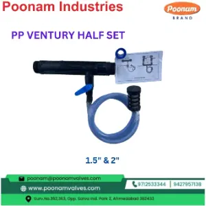 PP Venturi Half Set 1.5, 2 inch